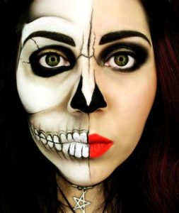 макияж на хэллоуин
